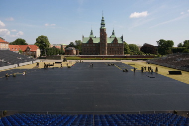 Danish Tattoo - Installieren des Paradeplatzes mit EXPO-roll