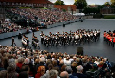 Danish Tattoo auf EXPO-roll mit Parade der Wachbattalione