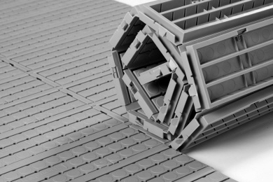 EXPO-roll Zelltboden mit dem Haspe-Verbindungssystem