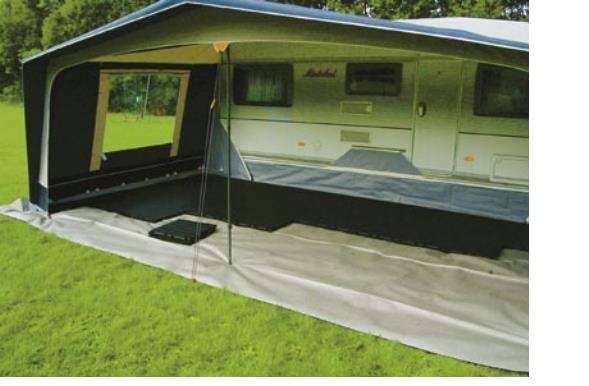 Zeltboden im Vorzelt beim Camping mit EXPO-tent